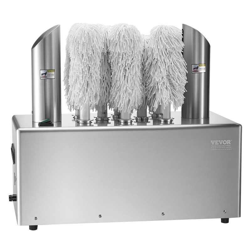 Sähköinen lasinkiillotuskone 8-harjainen 660 kuppia tunnissa lämminilmakuivauksella ammattikeittiöön