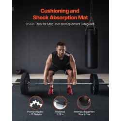 Kuntosalimatot kumipinnalla ja EVA-vaahtopohjalla 14 mm 12 kpl harjoitteluun