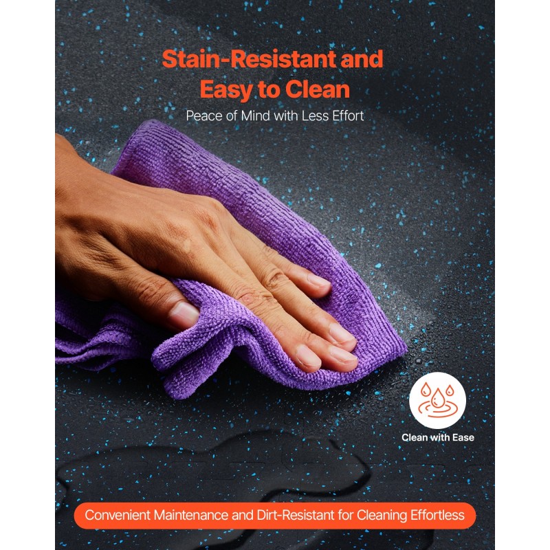 Kuntosalimatot kumipinnalla ja EVA-vaahtopohjalla 14 mm 12 kpl harjoitteluun