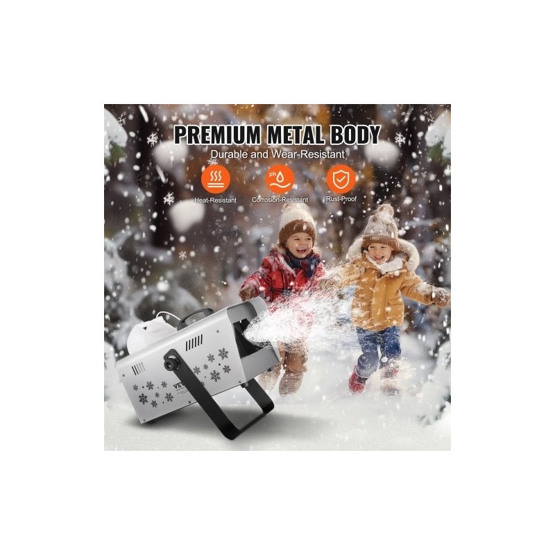 Lumitykki teräsrunko ja polypropeeni 1500 watin 5 litran sisäkäyttöön käsikäyttöinen tai ripustettava