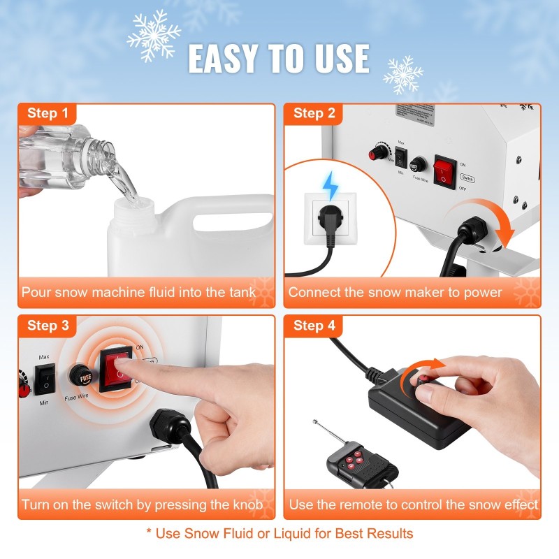 Lumiefektikone 1200 watin teräsrunko korkeussäädettävä jalusta langaton kaukosäädin