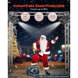 Keinolumikone 650W teräs ja muovi 1 l säiliö ripustettava ja kannettava