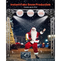 Lumikone 1500W 5L säiliö, ripustettava ja käsikäyttöinen, langaton kaukosäädin sisä- ja ulkokäyttöön