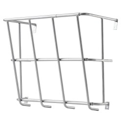 Heinäteline seinäkiinnitteinen hiiliteräksinen 18,5 gallonan kapasiteetilla vuohille hevosille ja lampaille