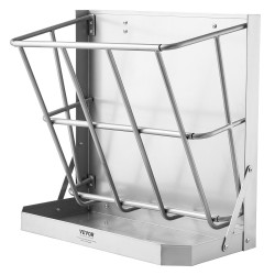 Seinäruokkija täysin hitsattu hiiliteräsrunko heinälle ja viljalle 21 gallonaa 5 vuohelle