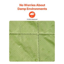 Retkeilyviltti polyesterifleece 330GSM koko 2,08 m x 1,4 m PU1500 ulkoiluun