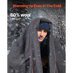 Villahuopa villasekoite 1,62 m x 2,23 m leirikäyttöön V-0