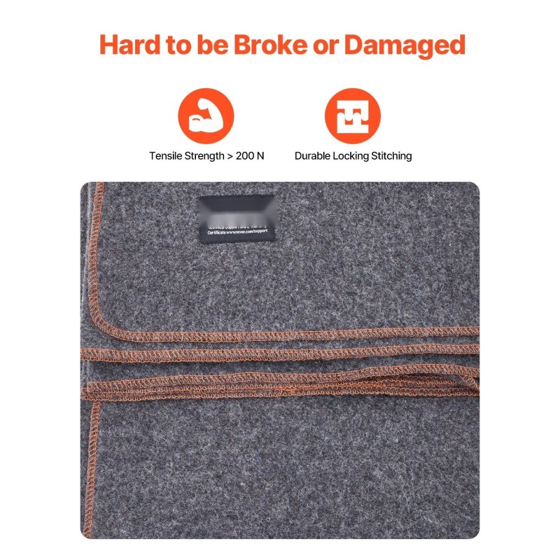 Villahuopa villasekoite 1,62 m x 2,23 m leirikäyttöön V-0