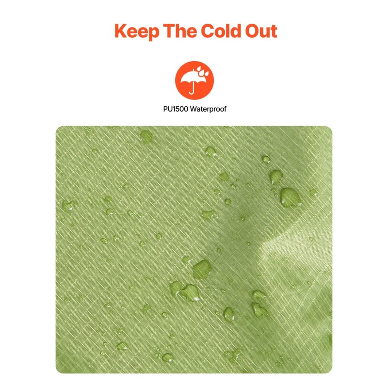 Puettava leiriviltti polyesterifleeceä koko kaksi metriä kertaa yksi ja puoli metriä