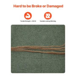 Villasekoitepeitto 1,62x2,23m 80-prosenttinen villasekoite esipesty liekinesto retkeilyyn