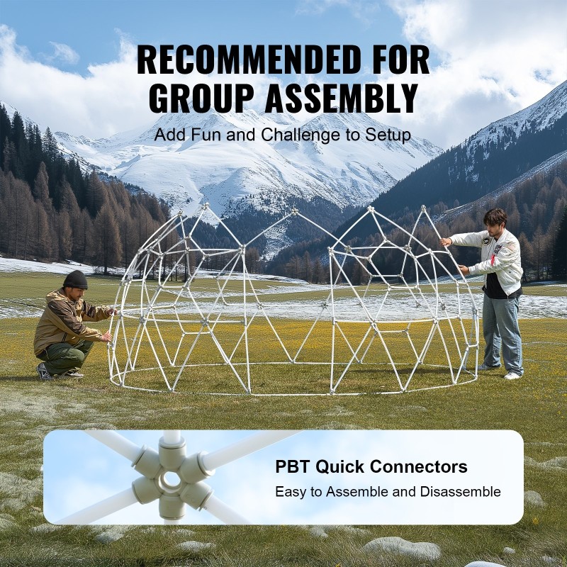 Kupoliteltta läpinäkyvä 0,3 mm PVC 365,8 cm halkaisija 2,19 m korkeus