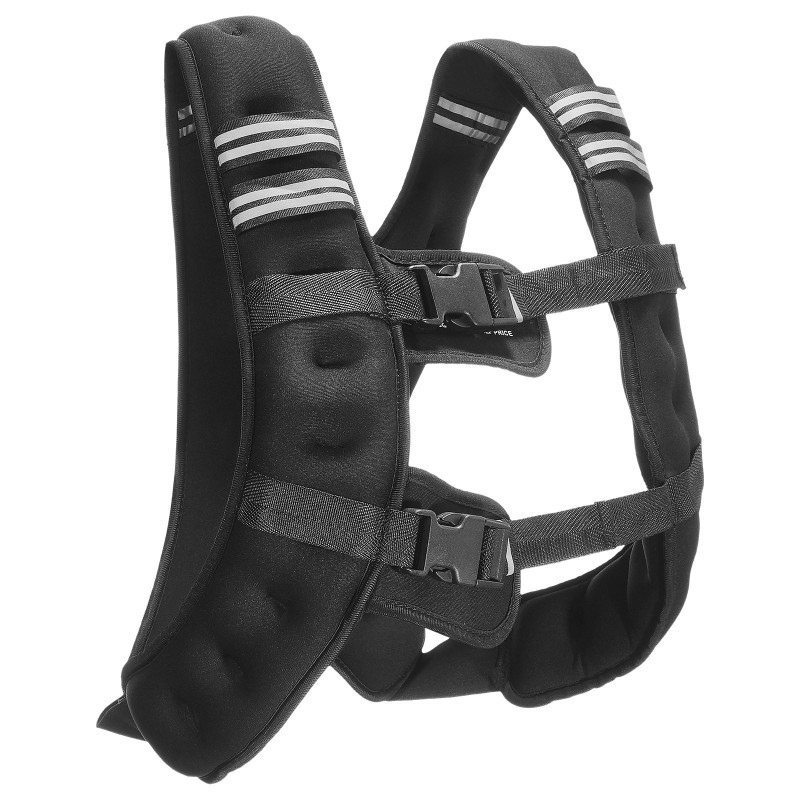 Painoliivi neopreeni 5,54 kg heijastavilla raidoilla säädettävä rinnan ympärys 89–114 cm