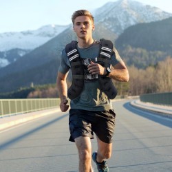 Neopreeninen 13,8 kg painoliivi säädettävä 89–114 cm heijastava raita