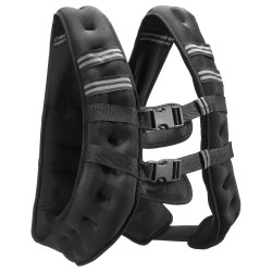 Painoliivi neopreeninen 9,22 kg heijastavilla raidoilla säädettävä juoksuun voimaharjoitteluun