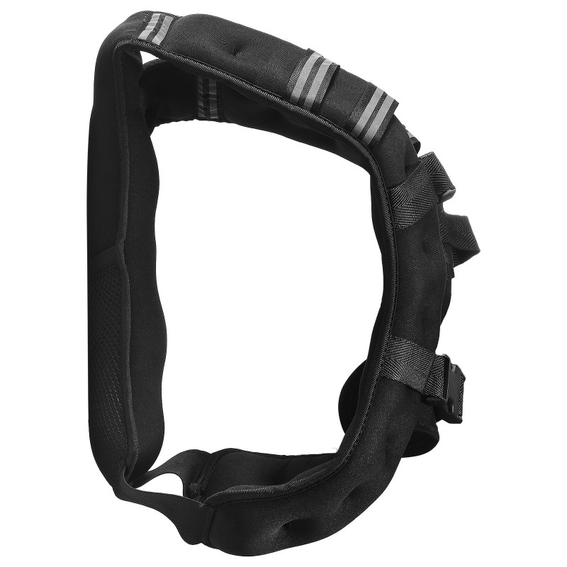 Painoliivi neopreeninen 9,22 kg heijastavilla raidoilla säädettävä juoksuun voimaharjoitteluun