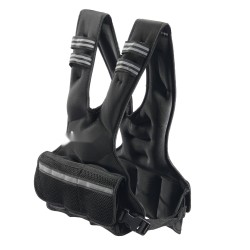 Painoliivi musta neopreeninen säädettävä 5–9,1 kg 6 painopussia juoksuun