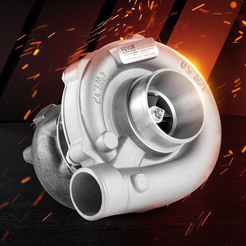Turboahtimen korvaava yksikkö valurautakotelolla lämpöä kestävä siipipyörä 1,5–4,0 l moottoreille