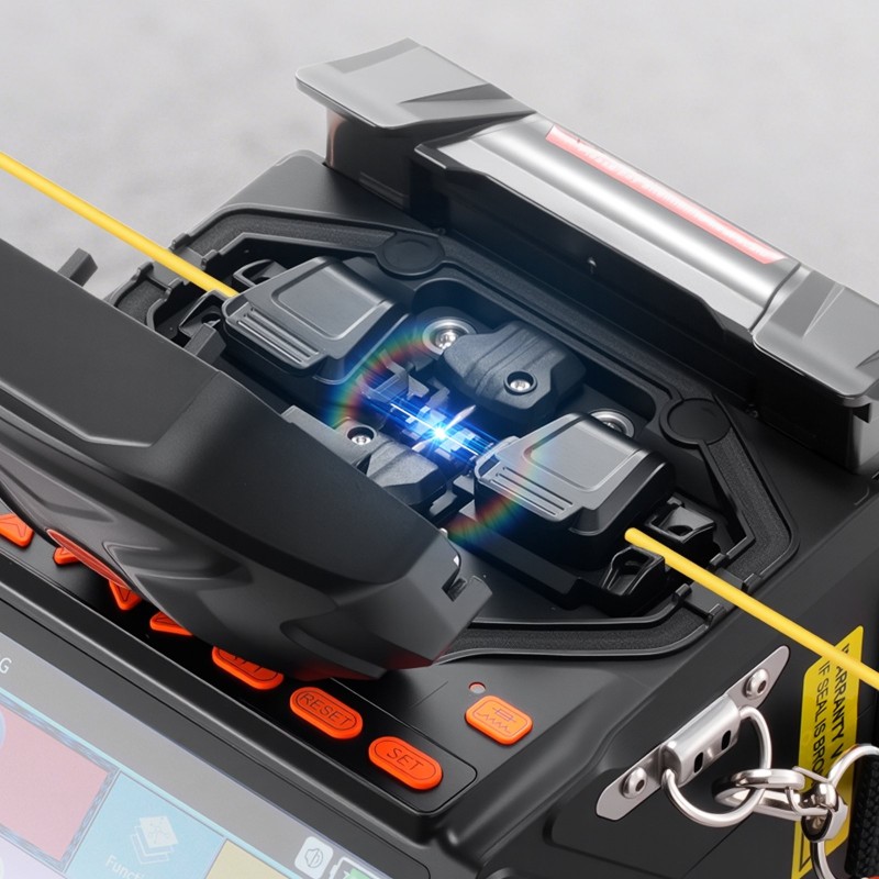 Kuituhitsain 6 moottoria ytimen ja vaipan kohdistus 5 tuuman näyttö