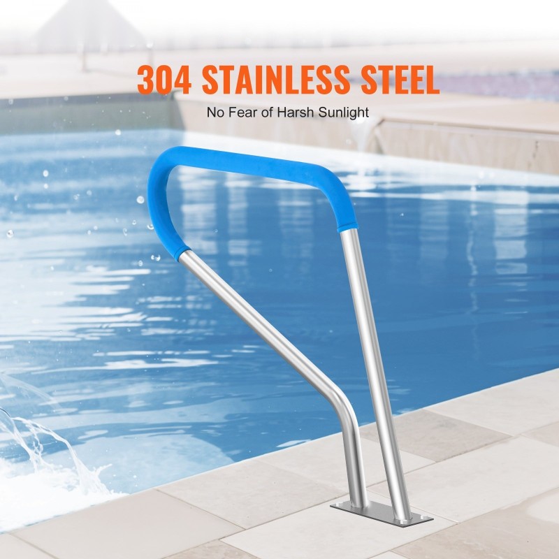 Uima-altaan kaide ruostumatonta terästä 990 x 812 mm sisä- ja ulkokäyttöön