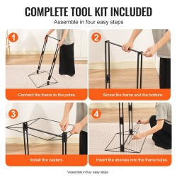 Taidekuivatusritilä 50 irrotettavaa hyllyä hiiliteräs musta vakaapohjainen kouluun ja ateljeeseen