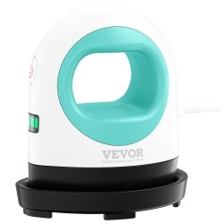 Mini kuumaprässi kompakti kolmitasoinen lämpötilansäätö automaattisammutus T paitoihin lippiksiin lasinaluksiin vihreä valkoinen