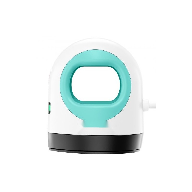 Mini kuumaprässi kompakti kolmitasoinen lämpötilansäätö automaattisammutus T-paitoihin lippiksiin lasinaluksiin vihreä valkoinen