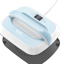 Siirrettävä lämpöprässi 12 x 10 tuumaa painevalettu alumiinilevy kaksiputkinen lämmitys