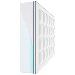 Patjansuojus muistivaahdolla ja kuitutäytteellä viilentävällä geelikerroksella 1524x2032 mm 76 mm