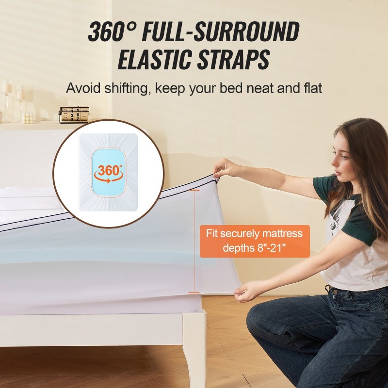 Sijauspatja geelimuistivaahto ja kuitutäyte 1524x2032 mm 101,6 mm paksu