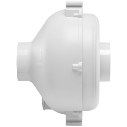 Radonpoistopuhaltimen asennussarja 98 114 mm liitännöille hiljainen 260 CFM ilmavirta ABS runko kaksi liitintä