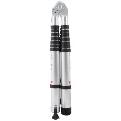 Teleskooppitikas alumiininen 5 m 170 kg kantavuus A mallinen ja suoraksi jatkettava