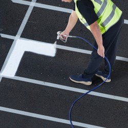 Airless maalausletku 15,2 m 1/4 tuuman liitinkierre 4350 PSI monikerroksinen teräslankapunos