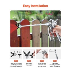 Ilmapaineeton maalisumutin ja letkusarja hiiliteräs alumiiniseos viisi suutinta suodattimet