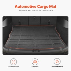 Tavaratilan matto TPE musta Tesla Model Y 2020–2024 1 kpl