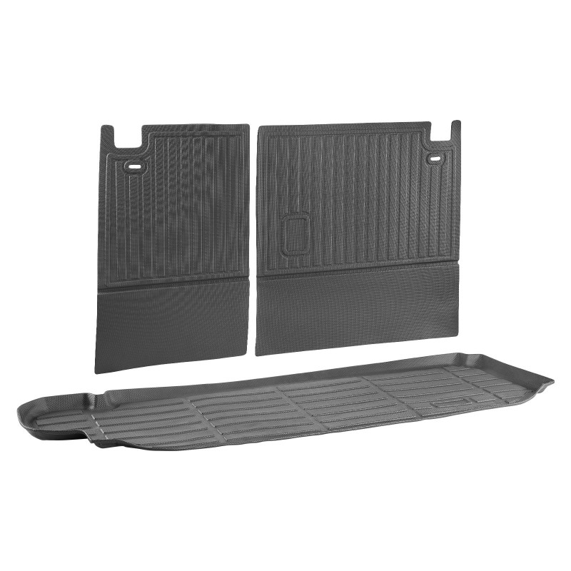 Tavaratilan matto ja takaselkänojien suojat mallikohtainen TPE musta Kluger Highlander 2020–2024