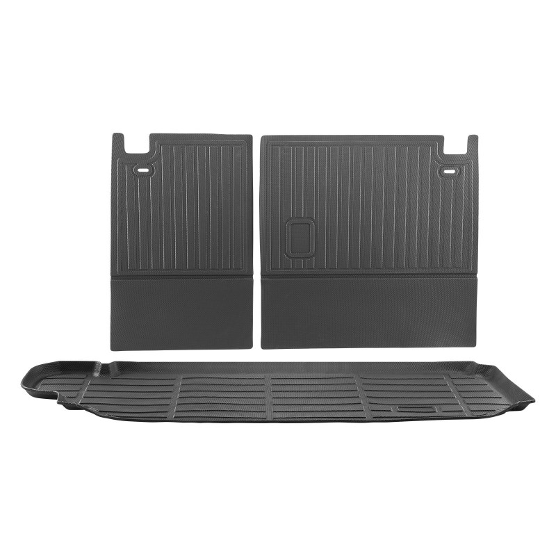 Tavaratilan matto ja takaselkänojien suojat mallikohtainen TPE musta Kluger Highlander 2020–2024