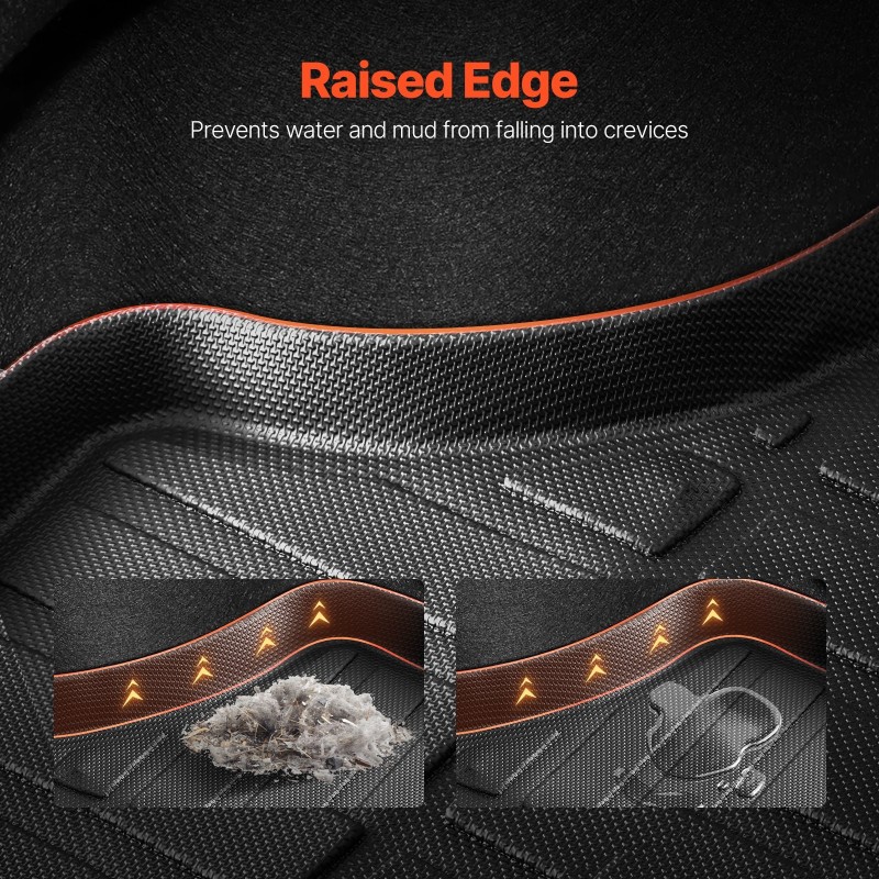 Tavaratilan suojamatto TPE-materiaali musta Toyota Camry hybridi 2018–2025 1670 x 1100 mm