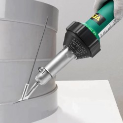 Kuumailmamuovihitsain 1600W 50–600°C säädettävä 9-portainen 4 suutinta PP PE PVC