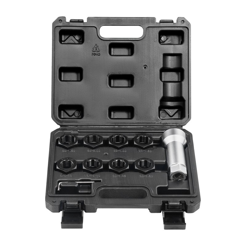 Kierteenkorjaussarja 40CR-teräs akseliin 10 kpl M20–M24 13/16 3/4 tuumaa