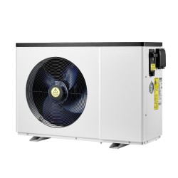 Sähkökäyttöinen allaslämpöpumppu 1 48 7 11 kW 15 30 m altaisiin hiiliteräsrunkoinen lämmitys ja jäähdytys