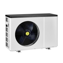 Sähkökäyttöinen allaslämpöpumppu 1,48–7,11 kW 15–30 m³ altaisiin hiiliteräsrunkoinen lämmitys ja jäähdytys