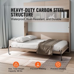 Seinäsänkypaketti täysikokoiselle patjalle kaasujousimekanismilla taittuva itseasennettava vierashuoneeseen pieniin asuntoihin