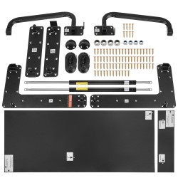 Seinäsängyn mekaniikkasarja yhden hengen pystysuora kaasujousilla kaappiin taittuva