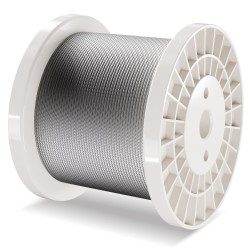 Teräsvaijeri 316-ruostumatonta terästä 3,18 mm 182,3 m 7x7 säikeinen