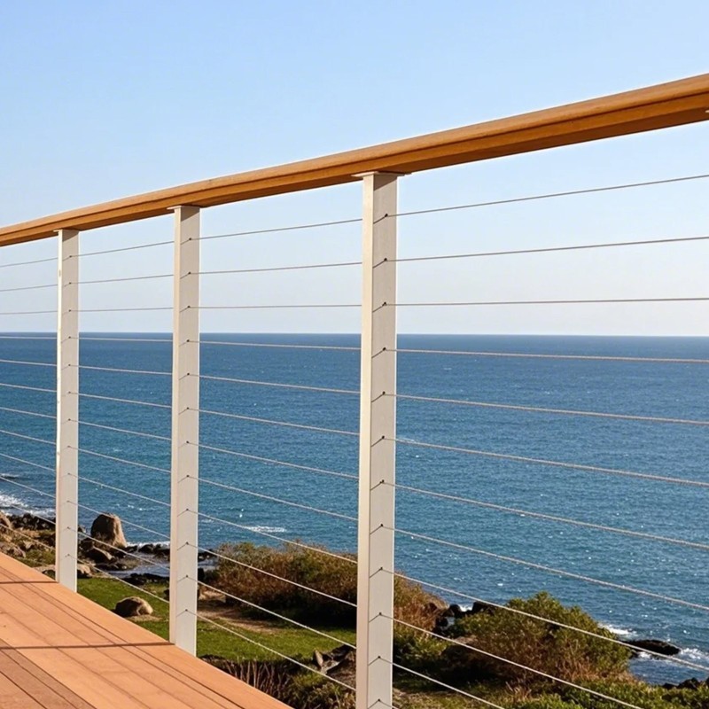 Vaijerisarja 304 ruostumatonta terästä 1,59 mm 100,6 m 80 holkkia 20 köysisilmää