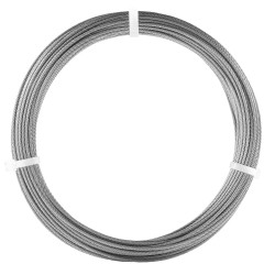 Ruostumaton teräsvaijeri 1 59 mm 20 2 m 7x7 asennussarja 160 holkkia 12 silmukkaa