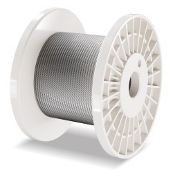 Ruostumattoman teräksen vaijerisarja 3,18 mm 30,5 m 7x7 124 tarviketta kaiteisiin