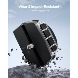 Moottoripyörän takalaukku 48 l PP-muovinen säänkestävä irrotettava selkätuella monireikäisellä pohjalevyllä