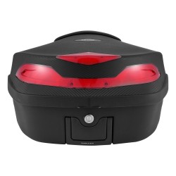 Moottoripyörän takalaukku 48 l PP vesitiivis irrotettava monireikäinen pohjalevy heijastava paneeli