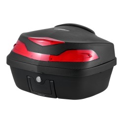 Moottoripyörän takalaukku 48 l PP vesitiivis irrotettava monireikäinen pohjalevy heijastava paneeli